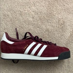NEVER WORN, suede adidas sneakers